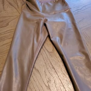 Faux leather leggings